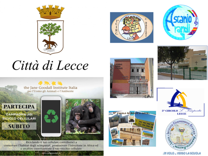 Il riciclo entra in classe: Comune di Lecce e JGI Italia per l’ambiente