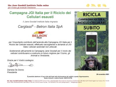 Carglass® – Belron Italia: i cellulari dismessi aziendali per la Campagna Riciclo Cellulari