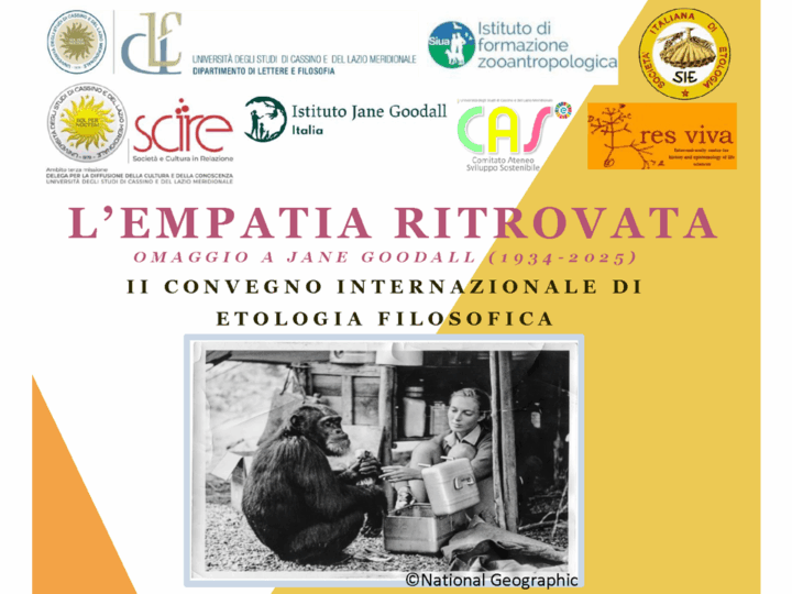 Jane Goodall, l’eredità del rispetto: a Cassino una giornata dedicata alla sua visione